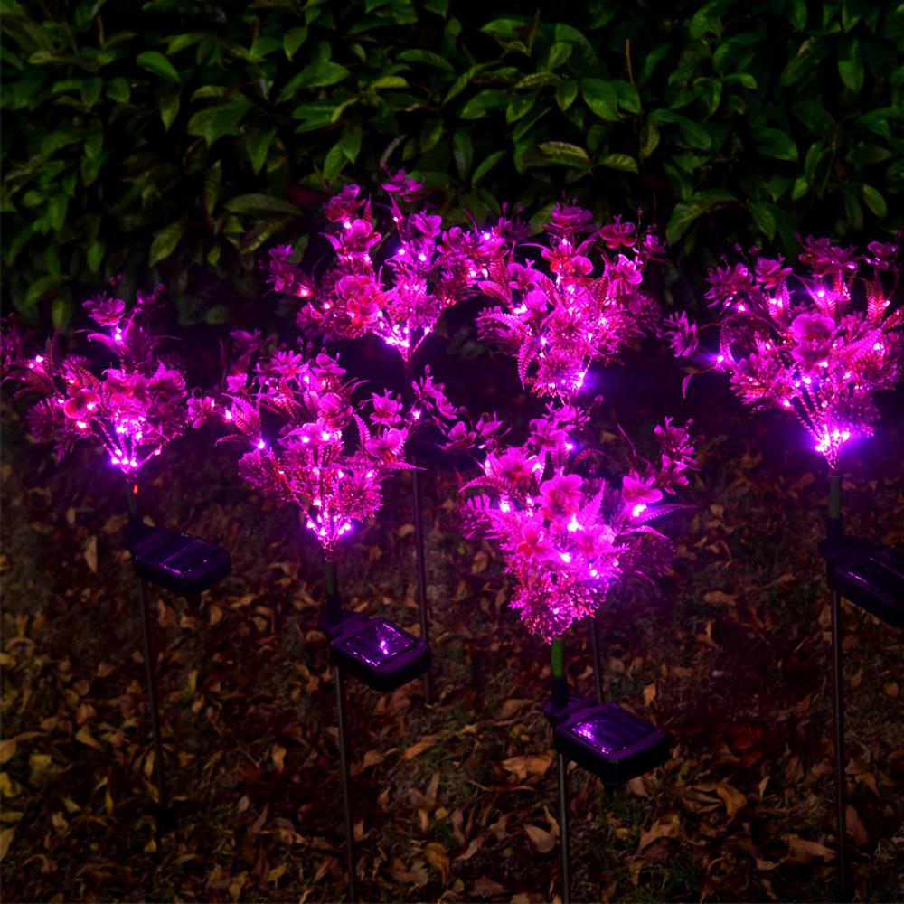 SolarGlow Orchid Garden Lights