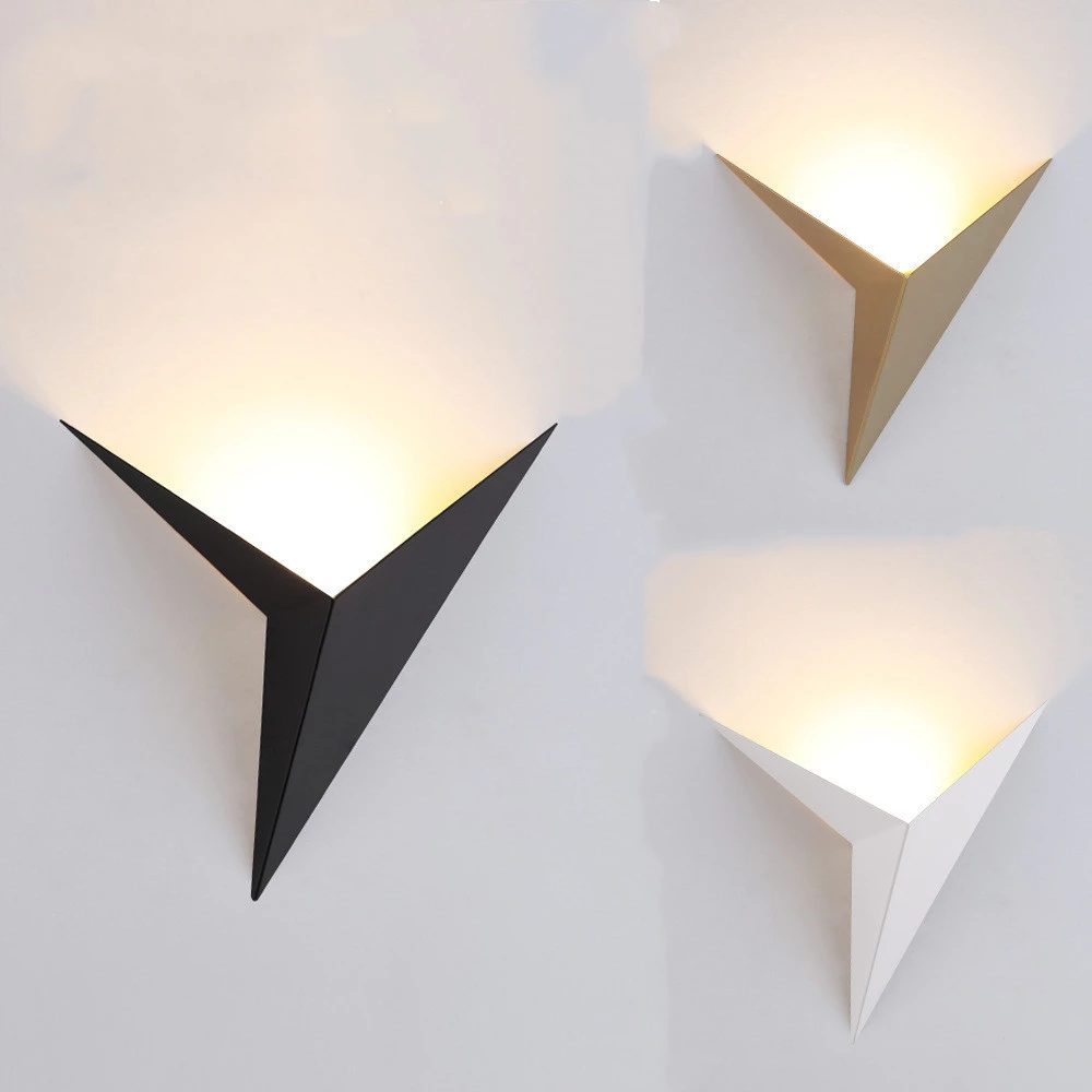 Glow Edge Minimalist Triangle Wall Lamp