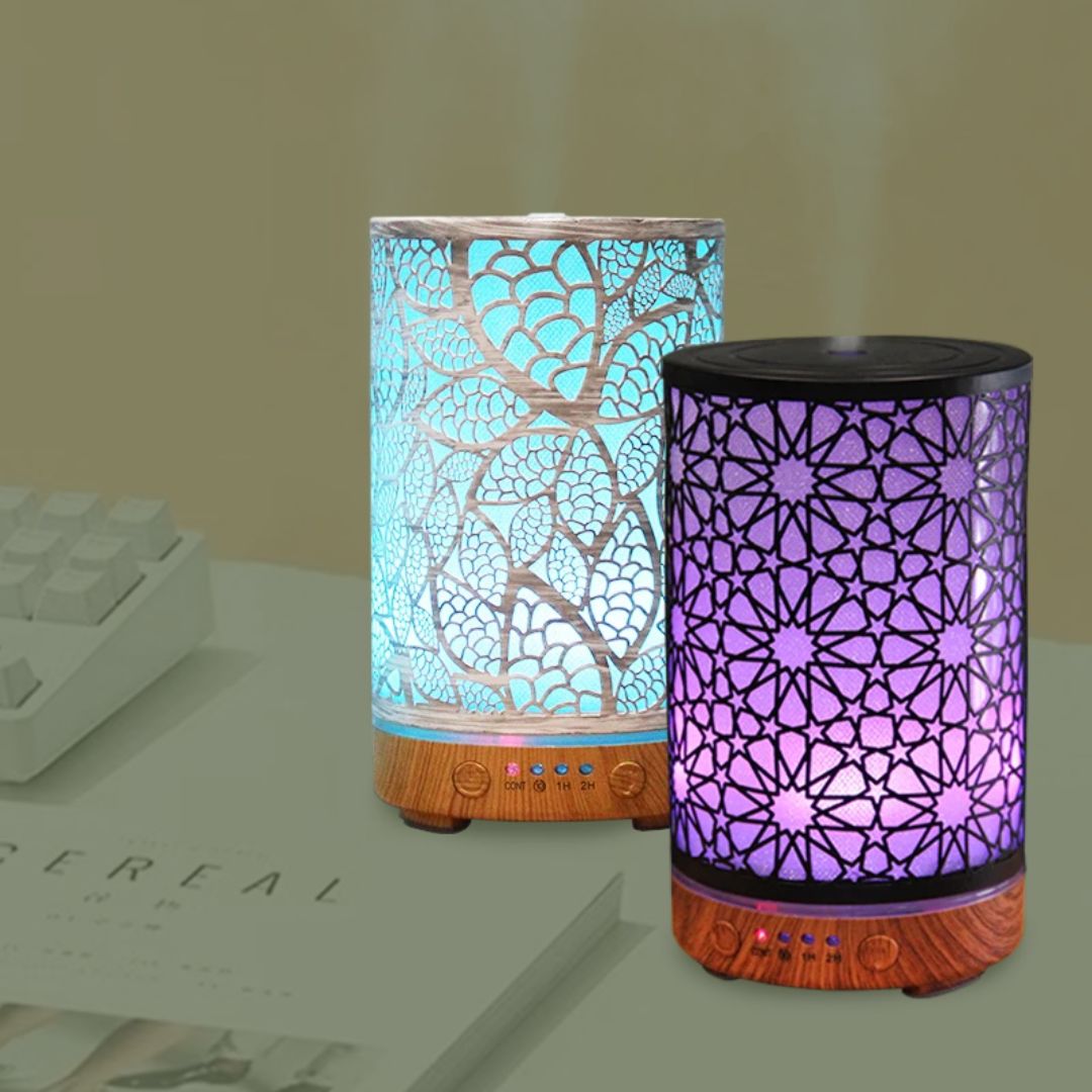 ENGRANVES 100ml Hollow Iron Essential Oil Diffuser