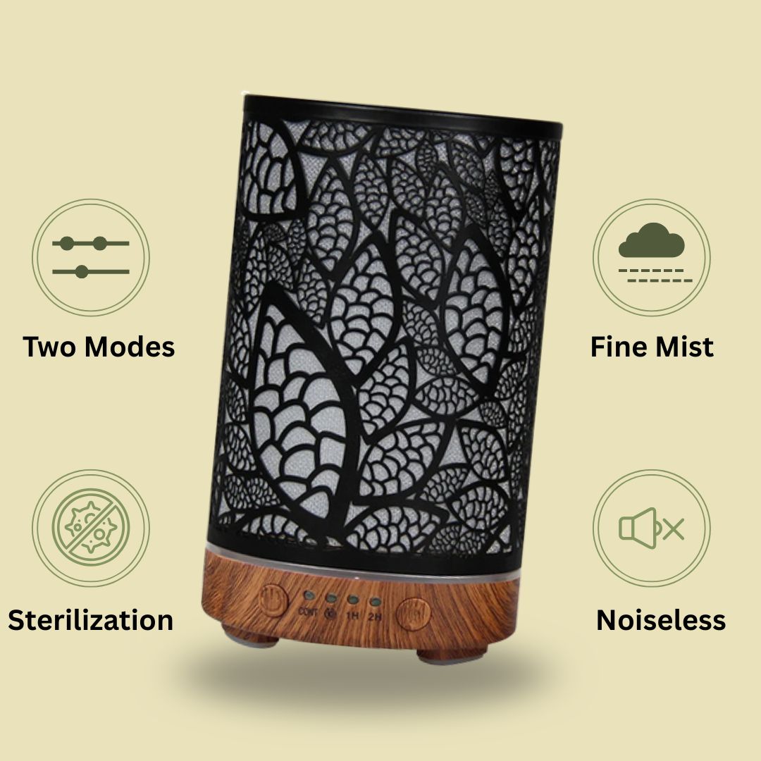 ENGRANVES 100ml Hollow Iron Essential Oil Diffuser