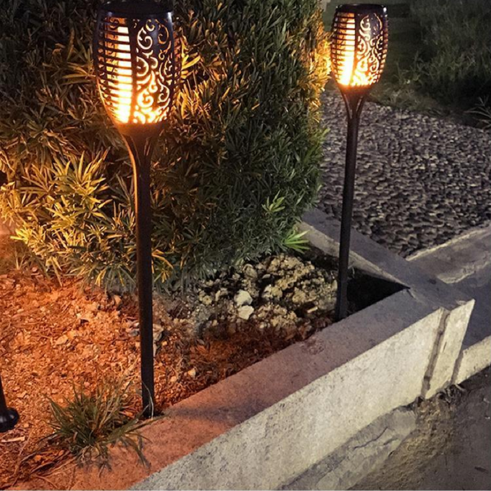 SolarGlow LED Flame Torches