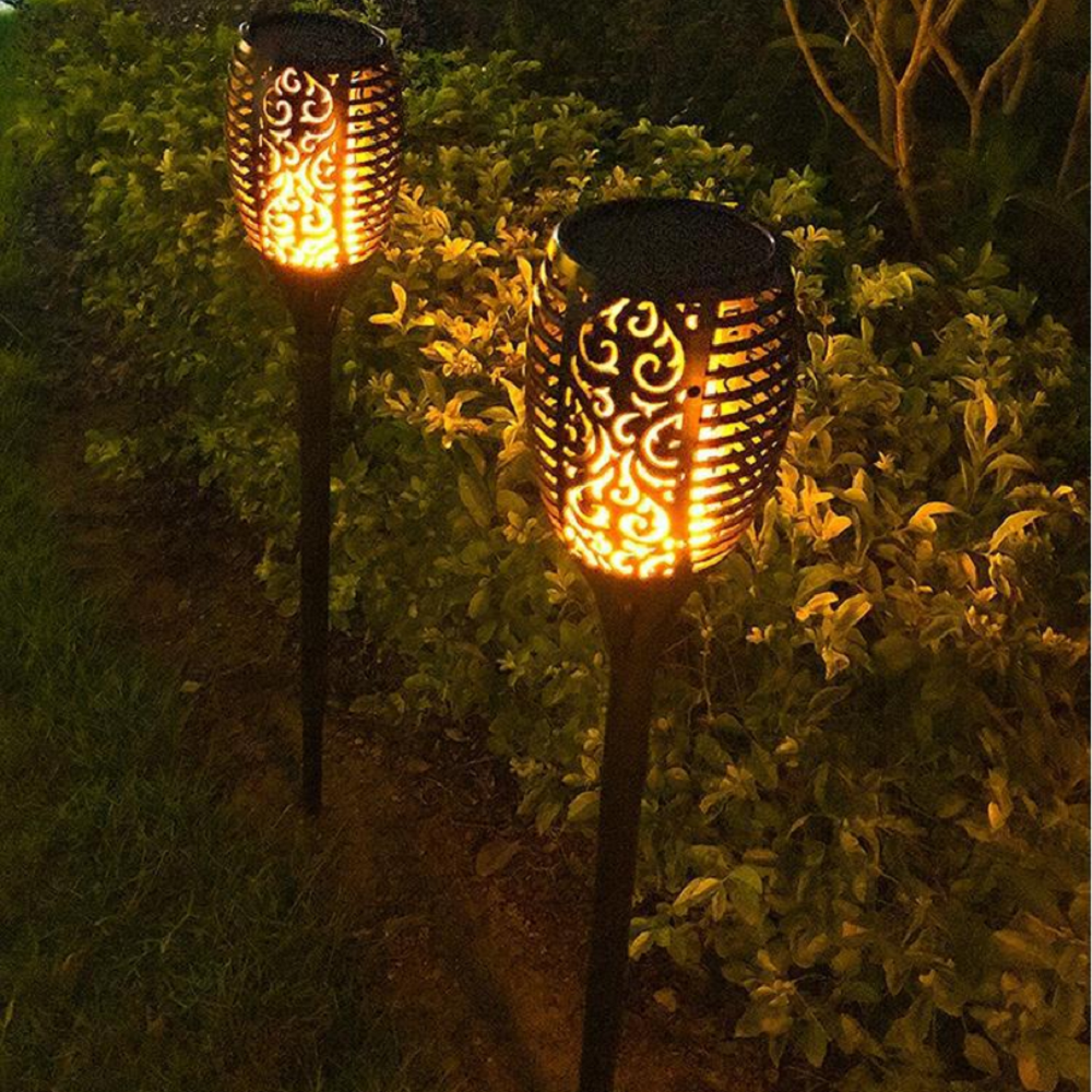SolarGlow LED Flame Torches