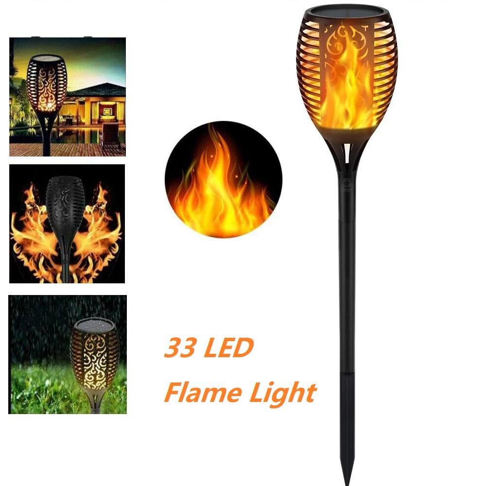 SolarGlow LED Flame Torches