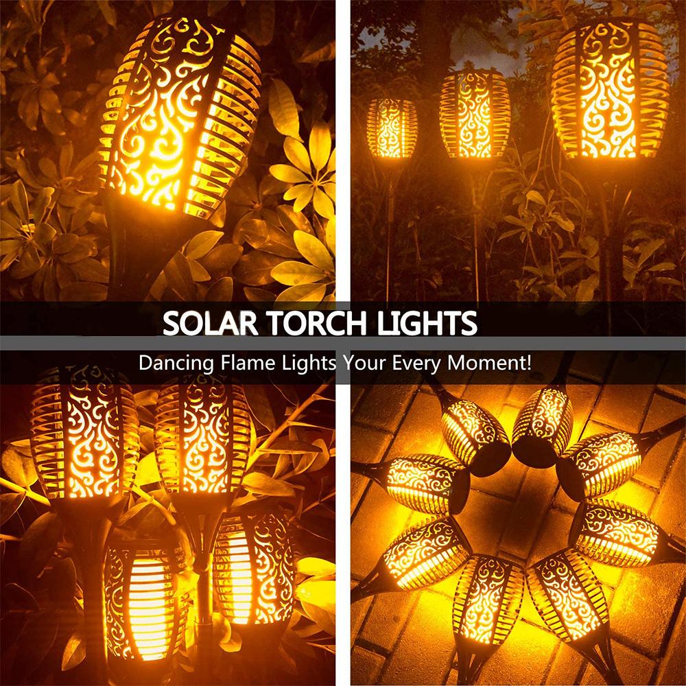 SolarGlow LED Flame Torches
