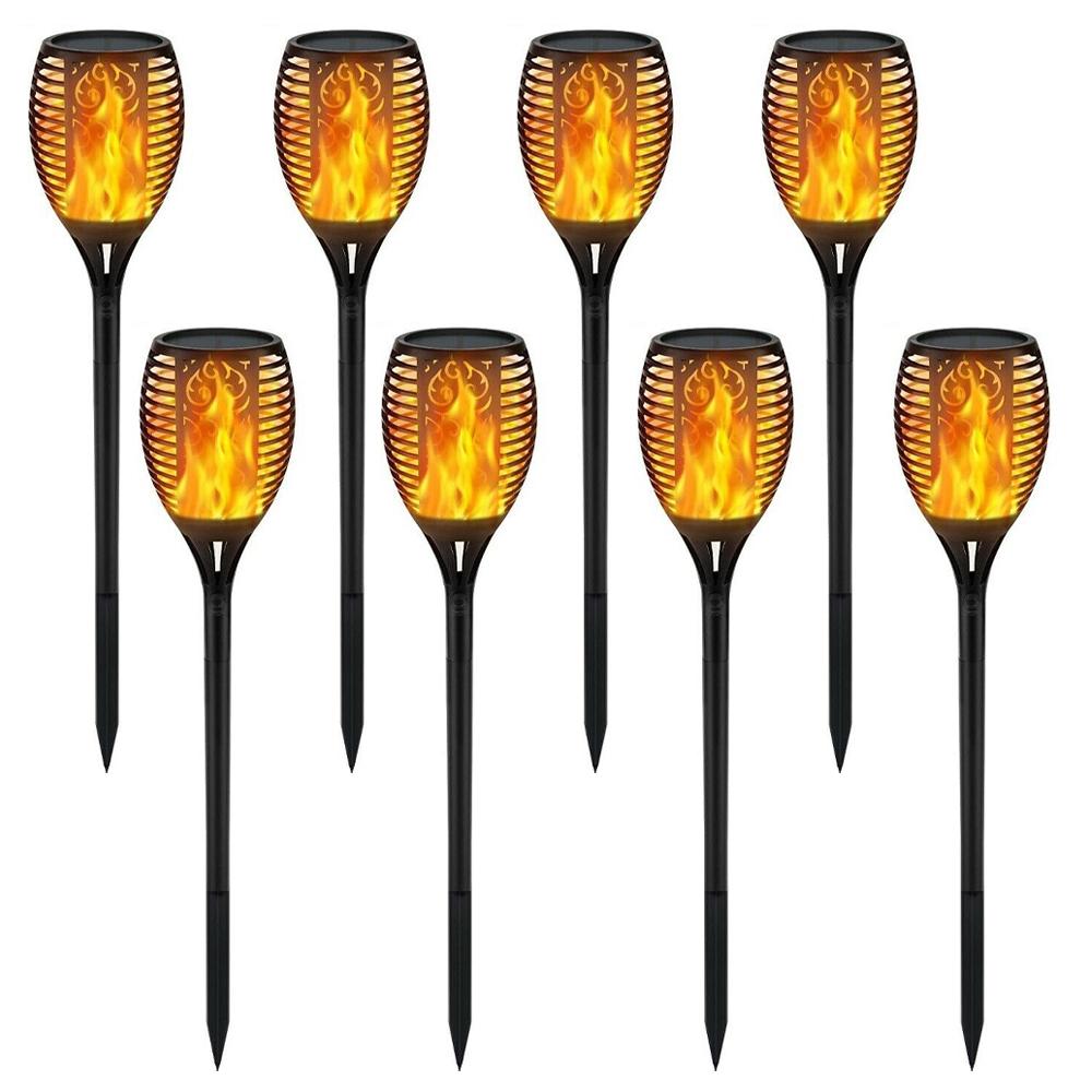 SolarGlow LED Flame Torches