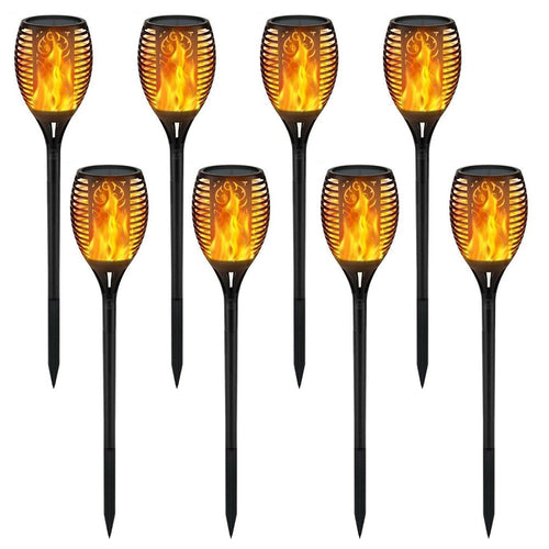 SolarGlow LED Flame Torches