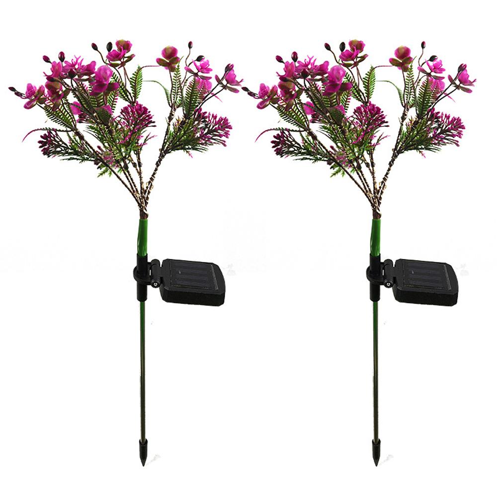 SolarGlow Orchid Garden Lights