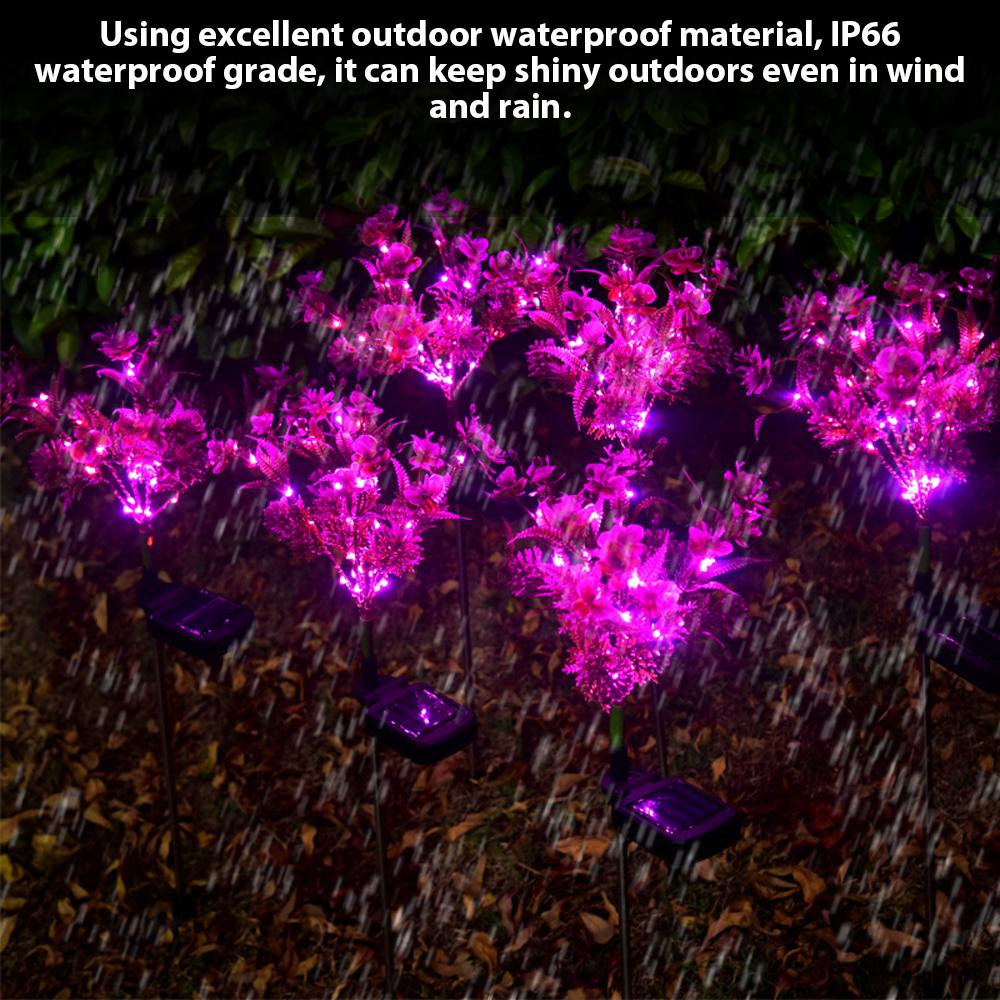SolarGlow Orchid Garden Lights