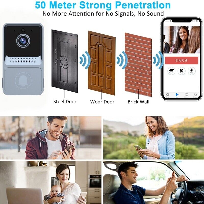 Smart Wireless WiFi Doorbell/Intercom for children room