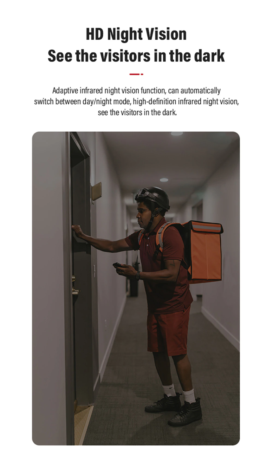 Wireless Smart Video Doorbell with Chime