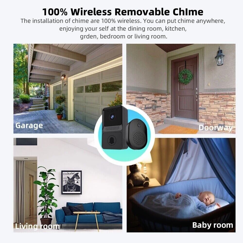 Smart Wireless WiFi Doorbell/Intercom for children room
