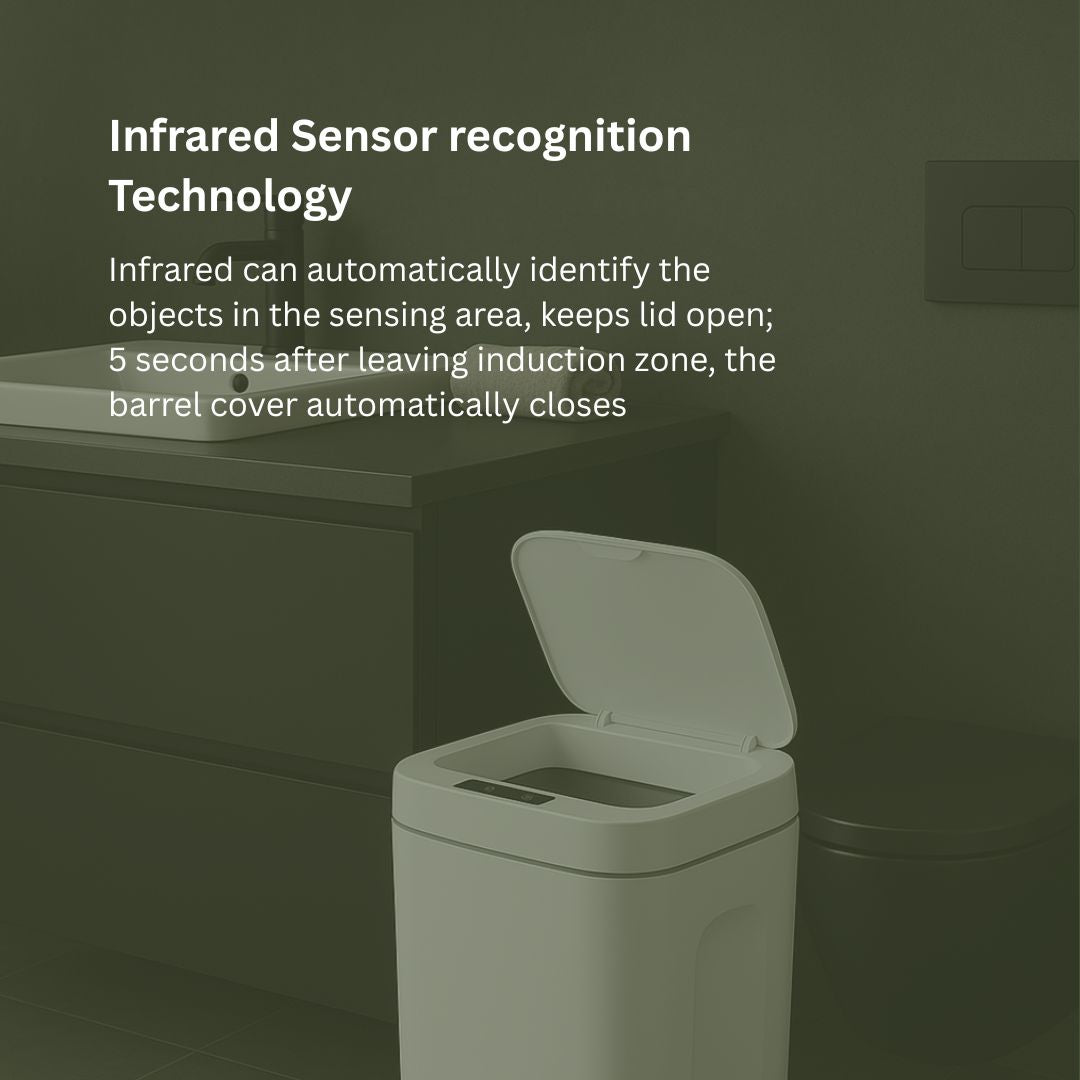 16L Automatic Sensor Trash Can for Kitchen