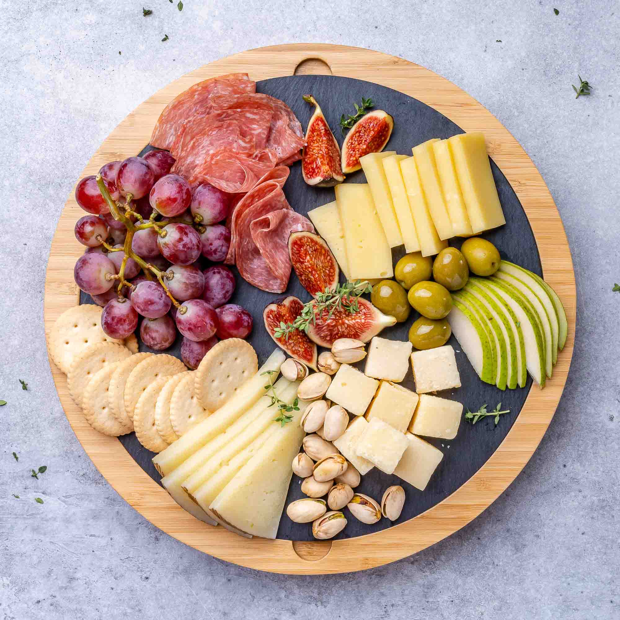 Bamboo Charm Cheese Board &amp; Knife Set,12