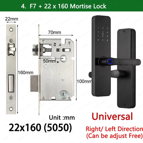 RAYKUBE F7 Smart Fingerprint Door Lock