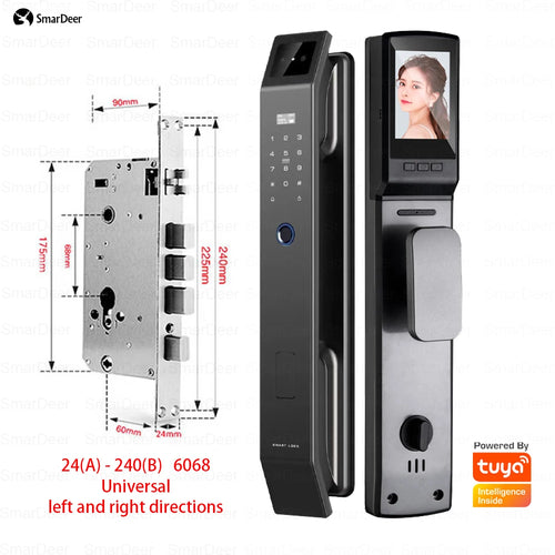 SmaerDeer Smart Lock with 3D Facial Recognition