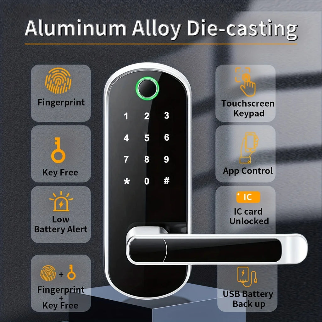 AureLock WiFi Smart Fingerprint Door Lock