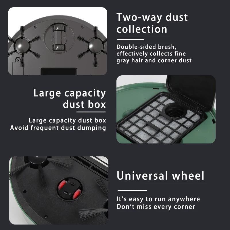 3-in-1 Smart Mini Sweeping Robot