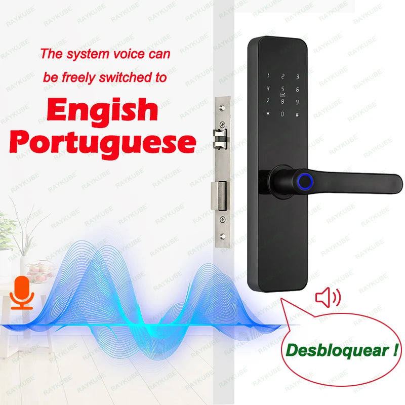 RAYKUBE F7 Smart Fingerprint Door Lock
