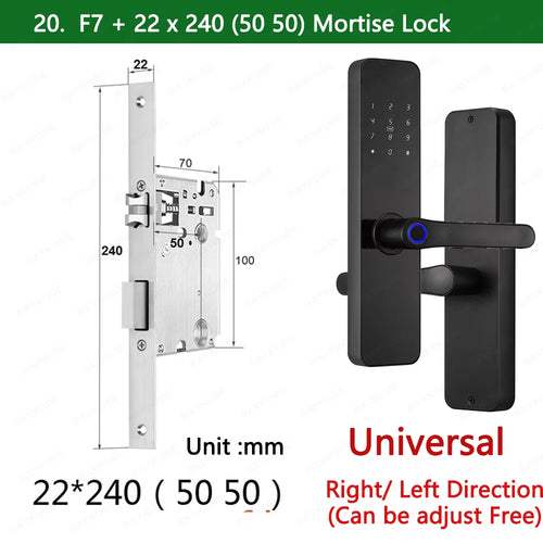 RAYKUBE F7 Smart Fingerprint Door Lock