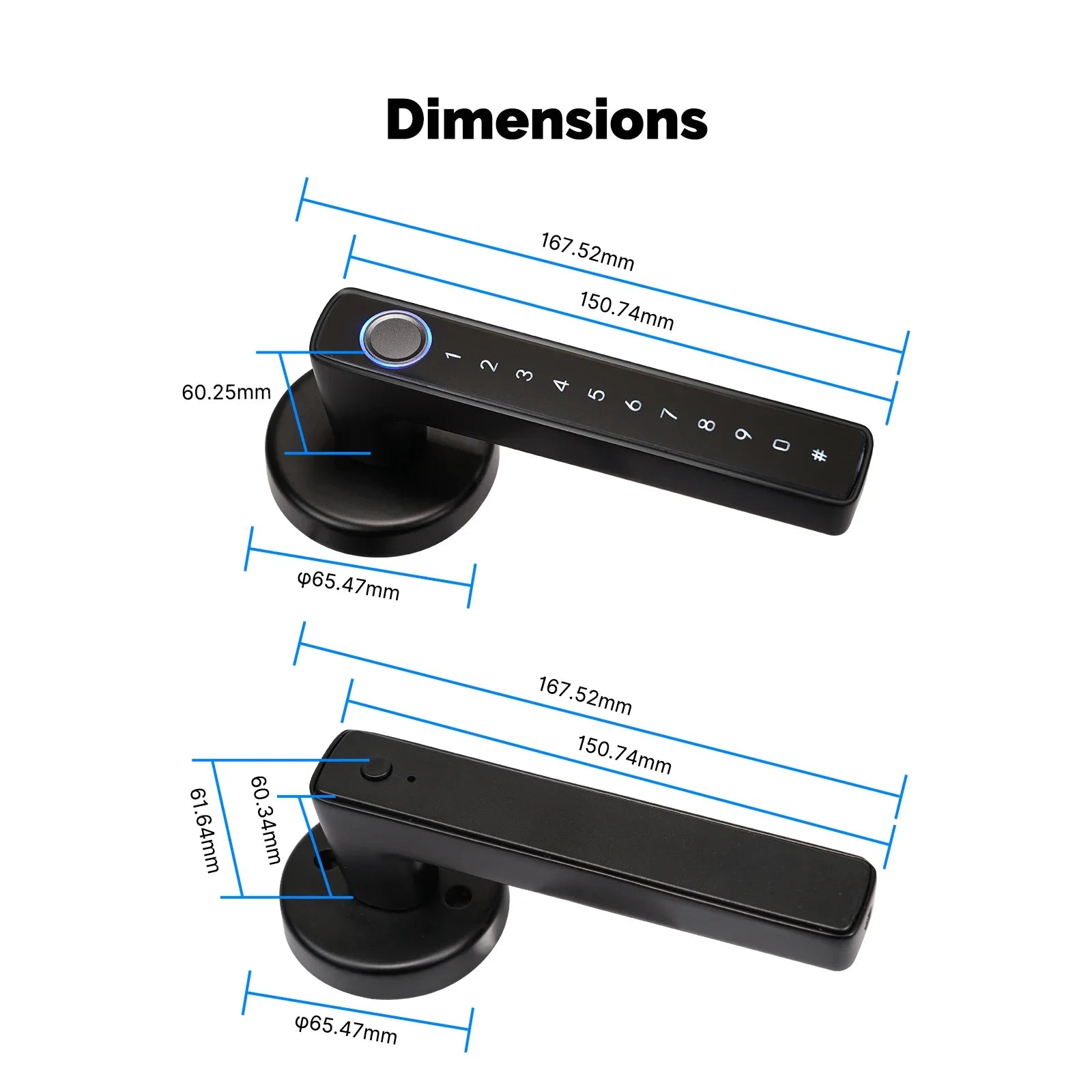 MOES Smart Fingerprint Door Lock