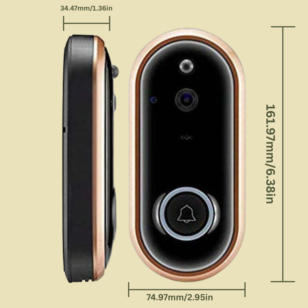 SmartView 1080P WiFi Doorbell Camera