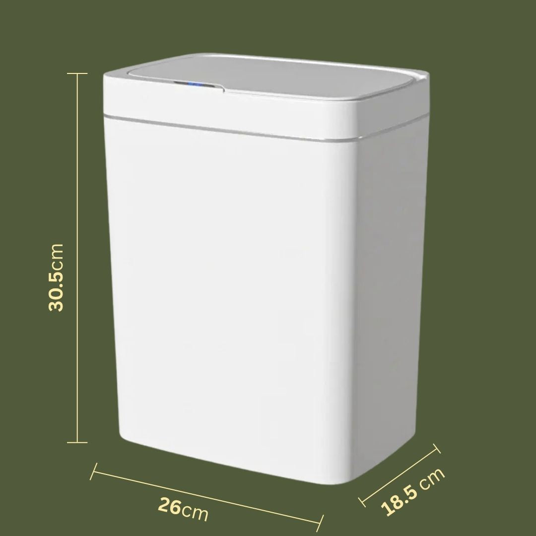 Smart Bathroom Trash Can with Automatic Bagging