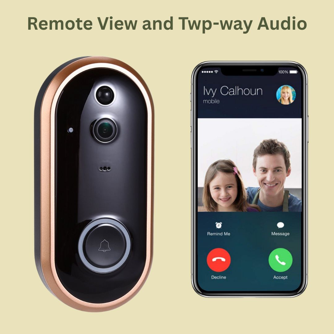SmartView 1080P WiFi Doorbell Camera