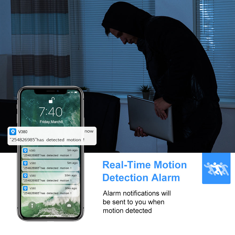 Wireless Mini WiFi Camera (HD 1080P | Night Vision | Smart Security)