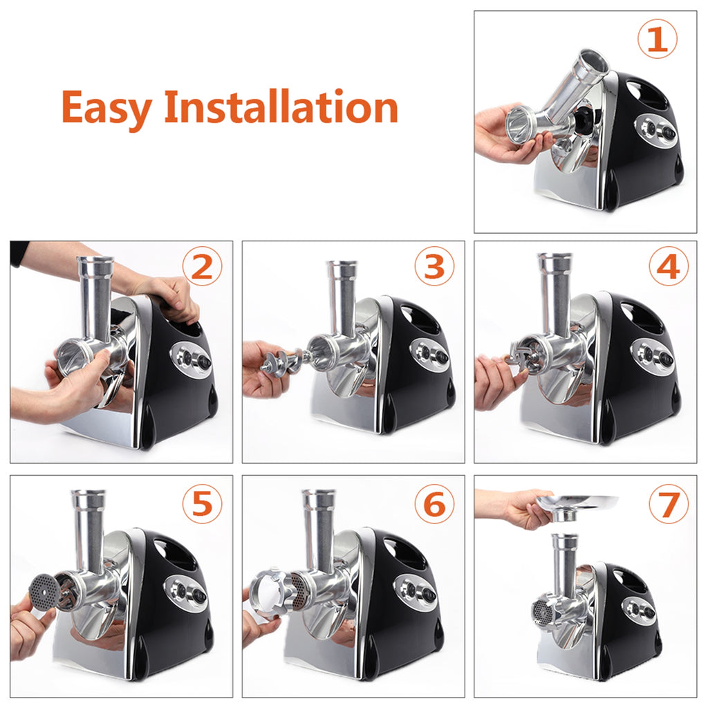 GrindPro Electric Meat Grinder &amp; Sausage Maker 2800W Max