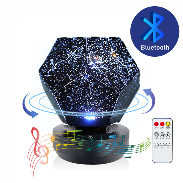 LumoGlow Starry Galaxy Speaker