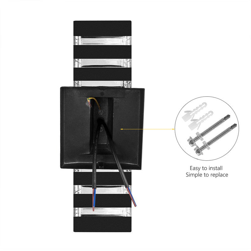 LumoCast Dual Beam LED Wall Light