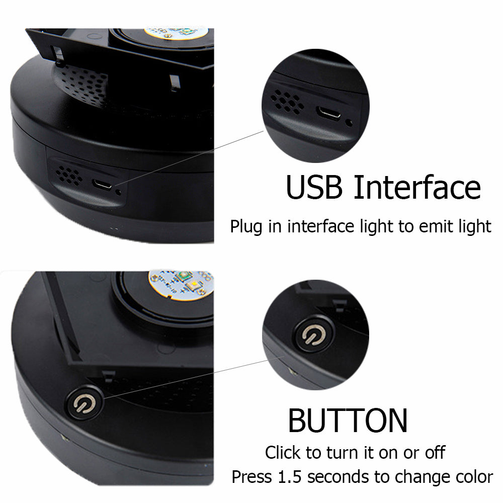 LumoGlow Starry Galaxy Speaker