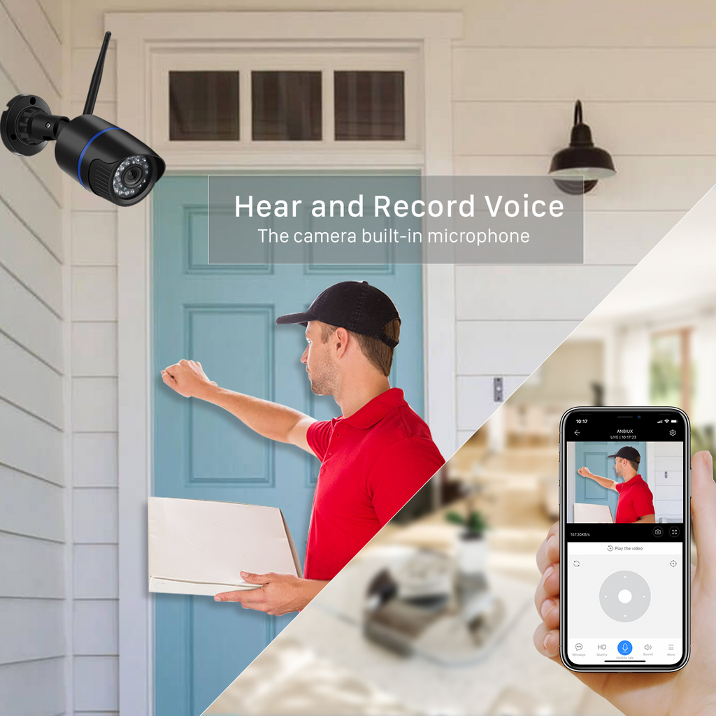 HomeGuard Wireless Security indoor/outdoor Camera