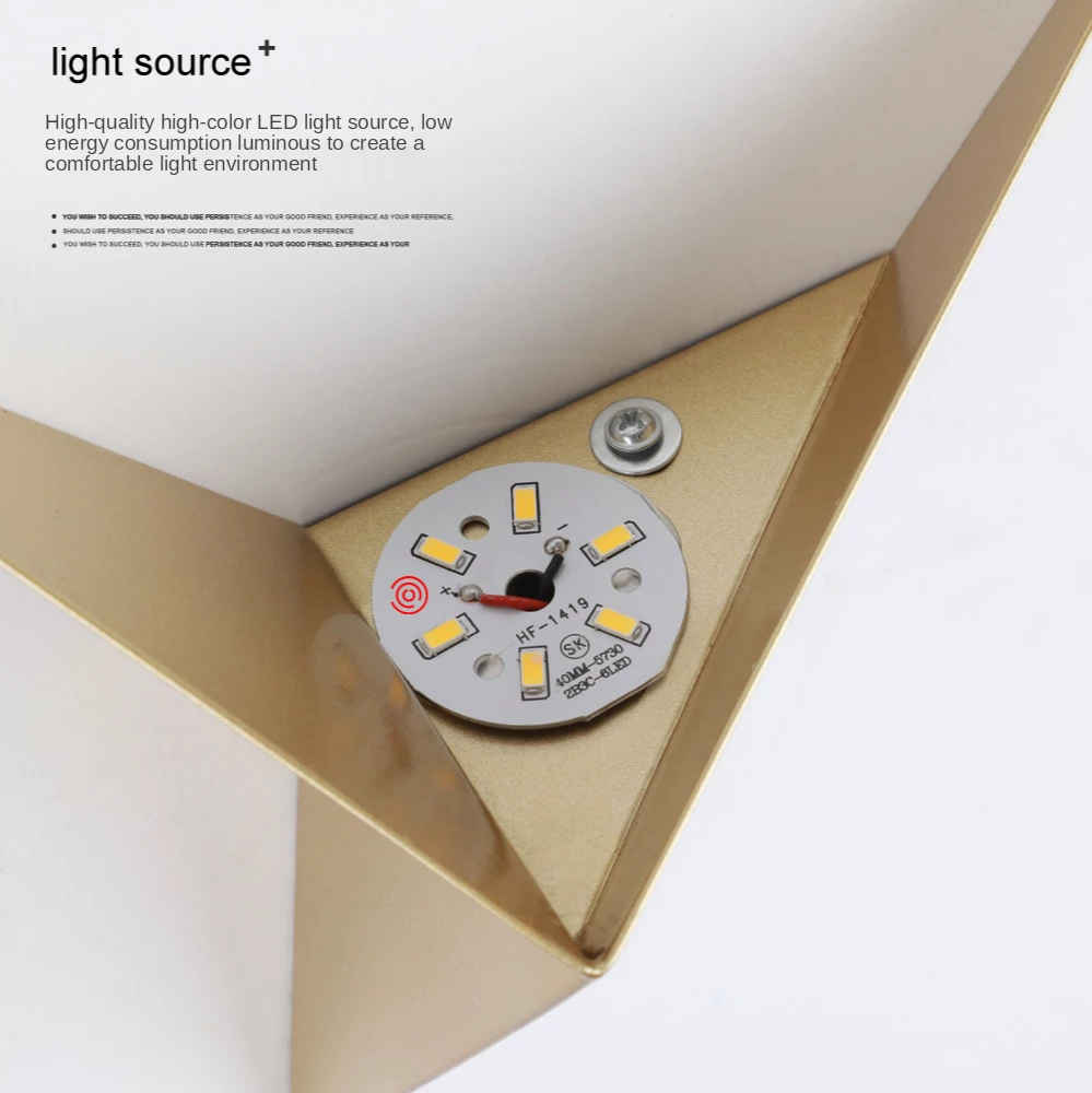 Glow Edge Minimalist Triangle Wall Lamp