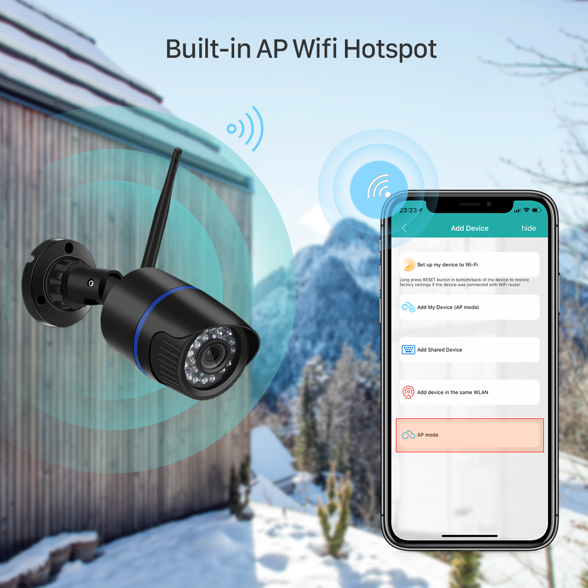 HomeGuard Wireless Security indoor/outdoor Camera
