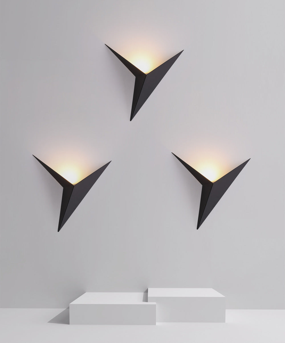 Glow Edge Minimalist Triangle Wall Lamp
