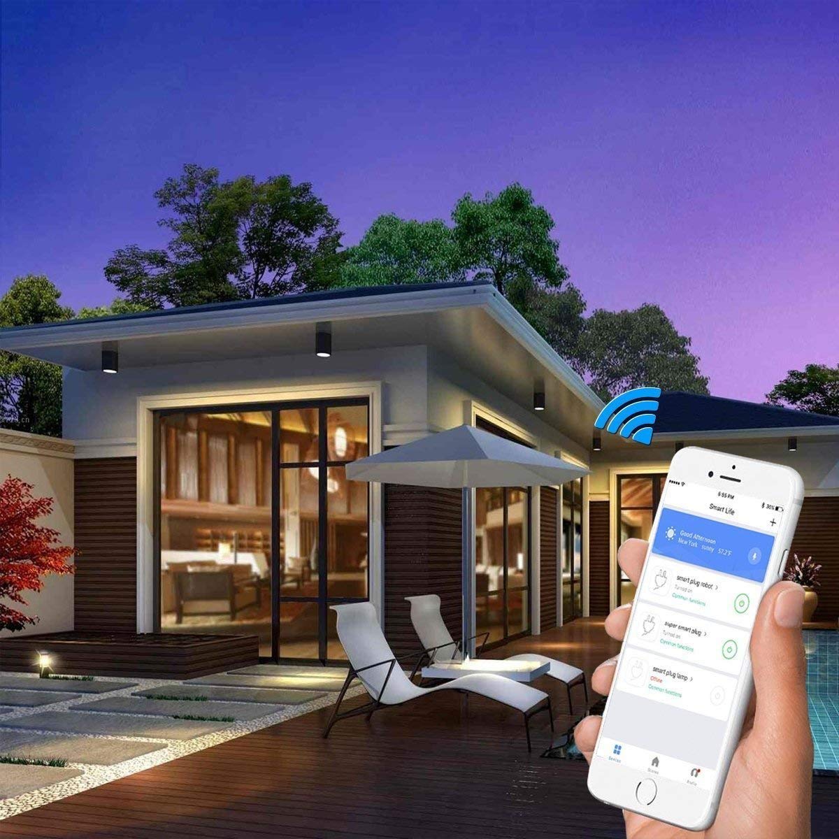 Amysen Smart WiFi Plug - Pack of 4