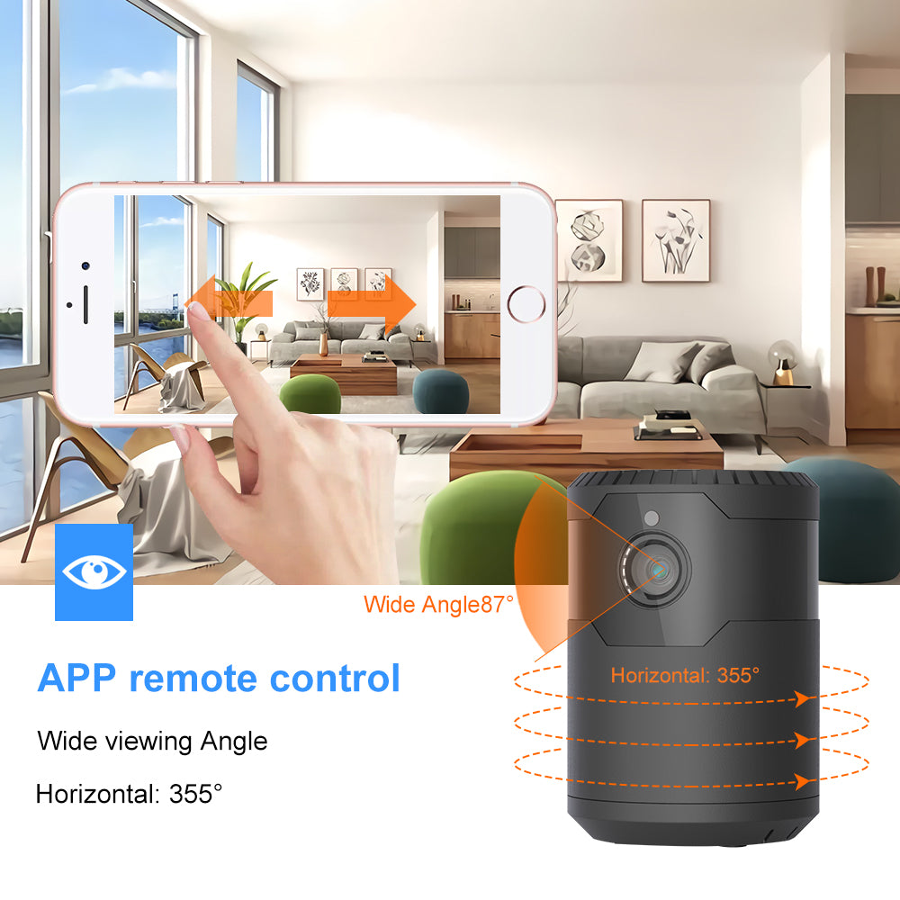 Wireless Mini WiFi Camera (HD 1080P | Night Vision | Smart Security)