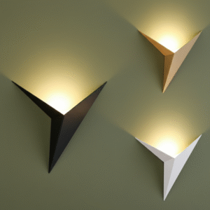 Geometric LED Wall light