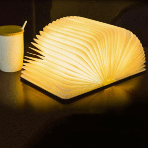 Wooden Book Lamp